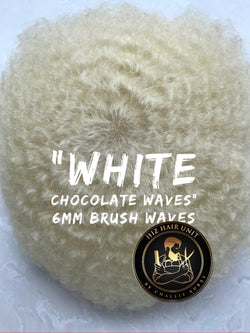 White chocolate waves